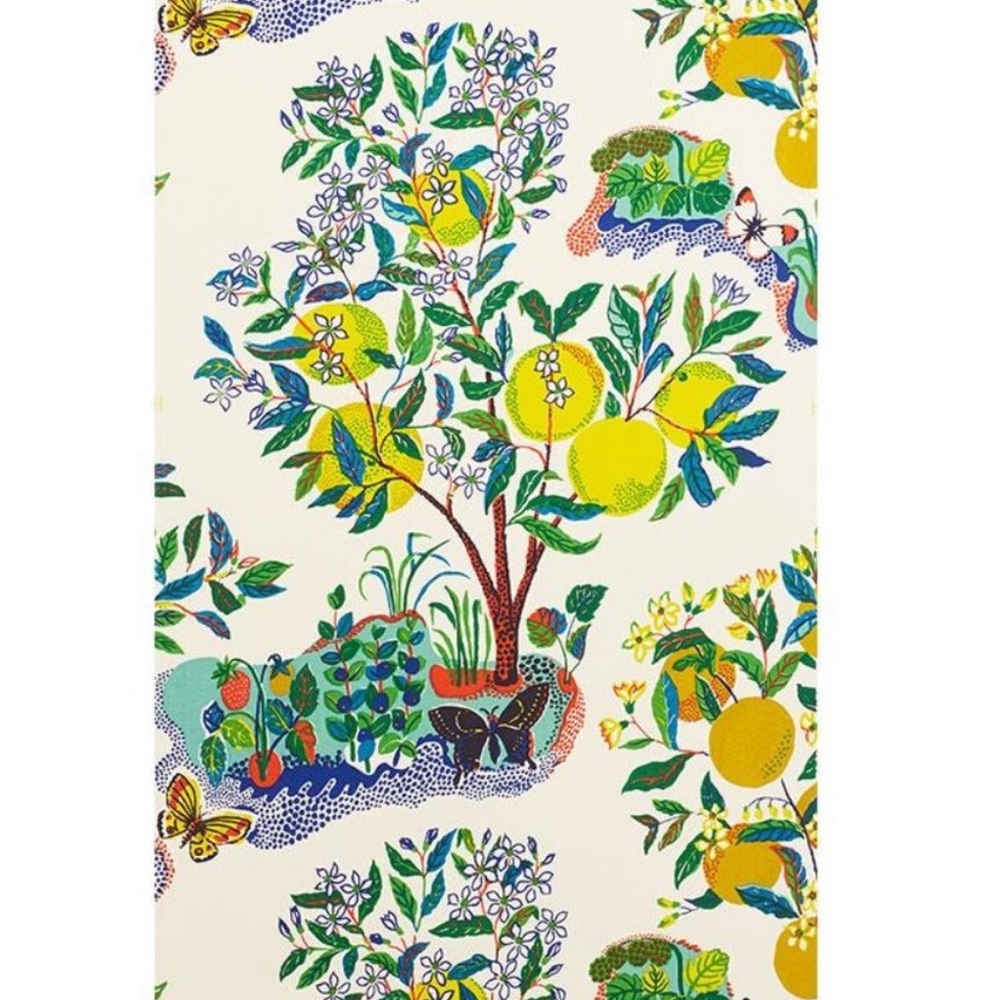 Schumacher Josef Frank Citrus Garden Wallpaper - Two Panels (set 2/2)